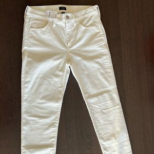 White J.Crew corduroy pants